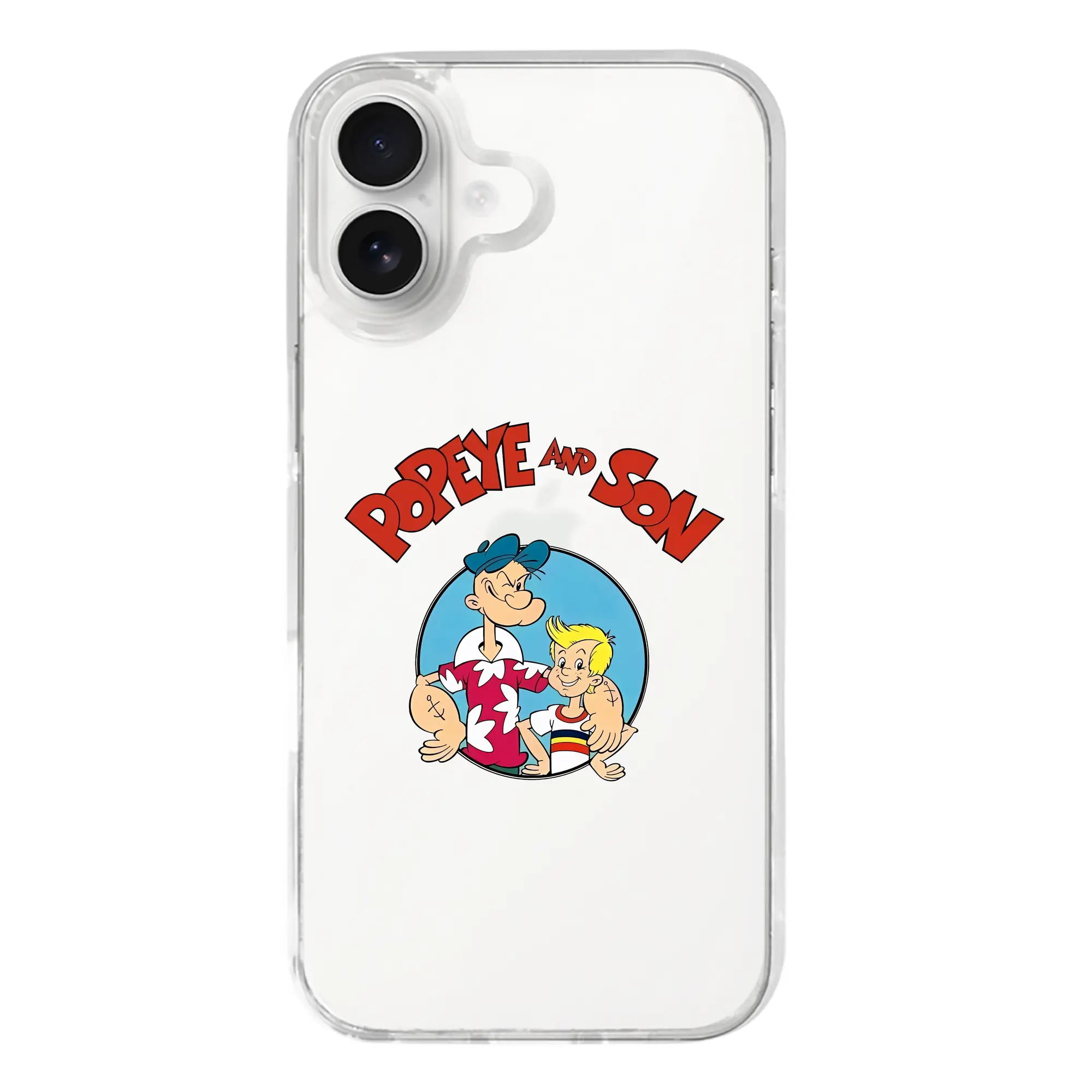 ポパイ グッズ ポパイ - iPhone 17シリーズ 透明スマホケース – 薄型・耐衝撃・精密フィット保護カバー